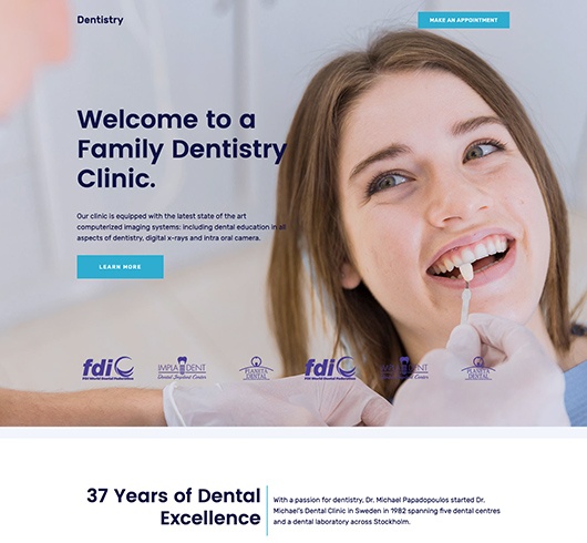 Dentistry Elementorism Landing Page
