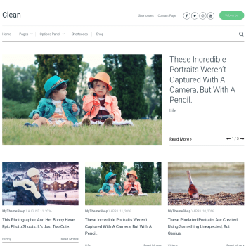 MyThemeShop Clean WordPress Theme