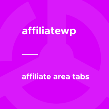AffiliateWP - Affiliate Area Tabs