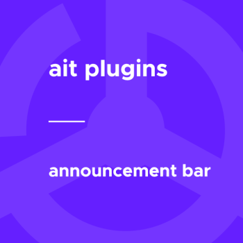 AIT - Announcements Bar (Legacy)