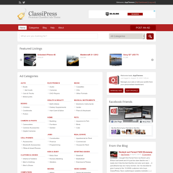 AppThemes ClassiPress - WordPress Classified Ads Theme