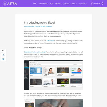 Astra Premium Sites by Brainstorm Force