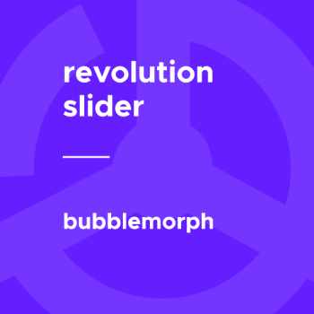 Slider Revolution Bubblemorph