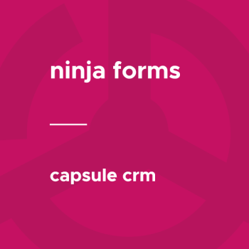 Ninja Forms - Capsule CRM