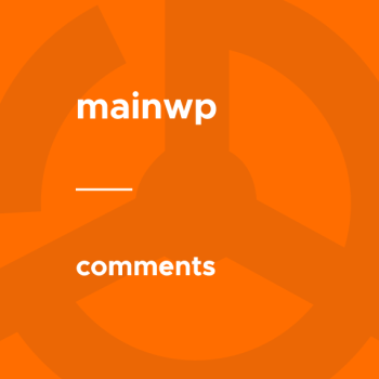 MainWP - Comments