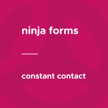 Ninja Forms - Constant Contact