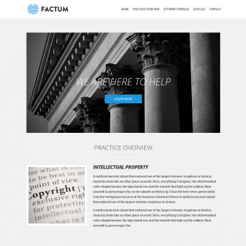 CSS Igniter Factum Law WordPress Theme