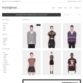 CSS Igniter Herringbone eCommerce WordPress Theme