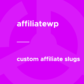 AffiliateWP - Custom Affiliate Slugs