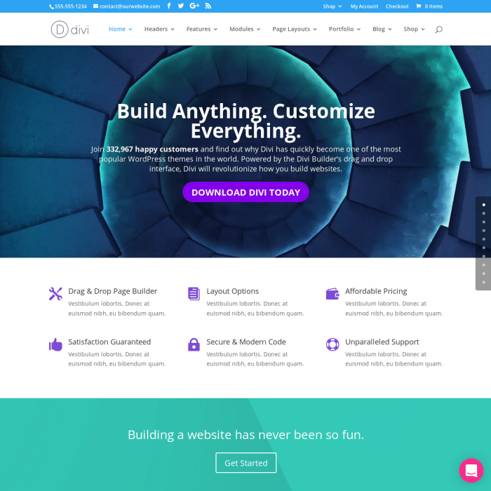 Elegant Themes Divi WordPress Theme v4.6.5 GPL Vault