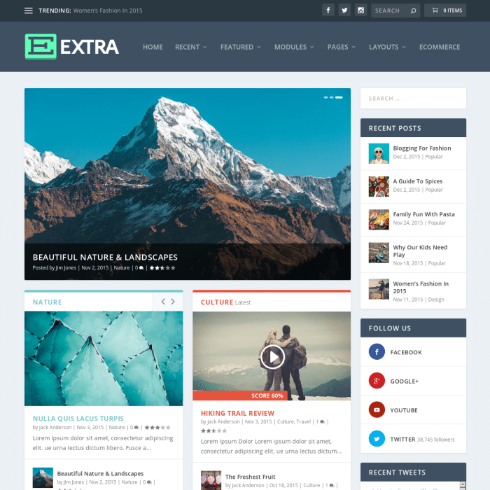 Elegant Themes Extra WordPress Theme v4.7.3 | GPL Vault