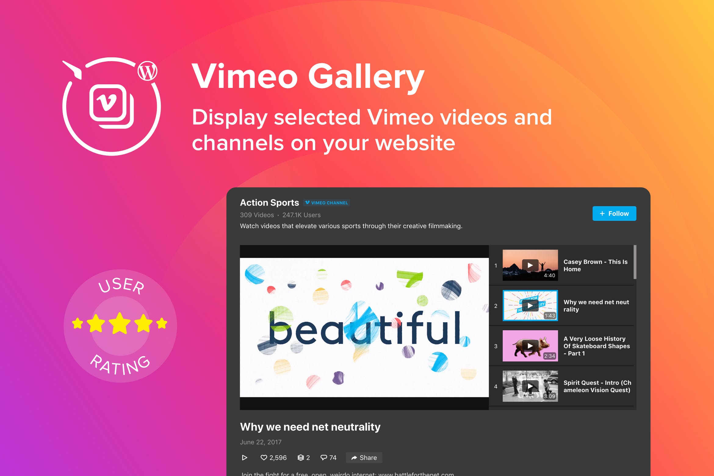 Галерея wordpress. Vimeo расширение. Плагин NEXTGEN Gallery WORDPRESS сайт. Elfsight картинки.