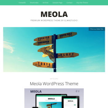 ElmaStudio Meola WordPress Theme