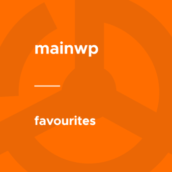 MainWP - Favourites