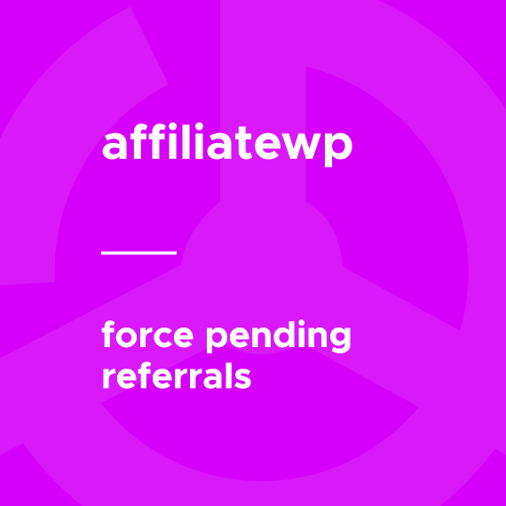 AffiliateWP - Force Pending Referrals