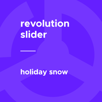 Slider Revolution Holiday Snow