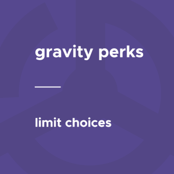 Gravity Perks - Limit Choices