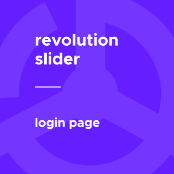 Slider Revolution Login Page
