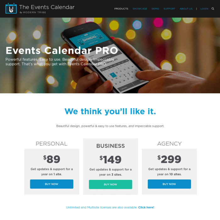 Modern Tribe The Events Calendar PRO v5.6.0 GPL Vault