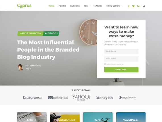 mythemeshop cleanapp wordpress theme