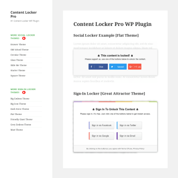 MyThemeShop Content Locker - Pro