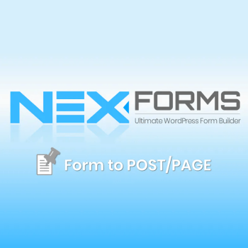 NEX-Forms - Form to Post