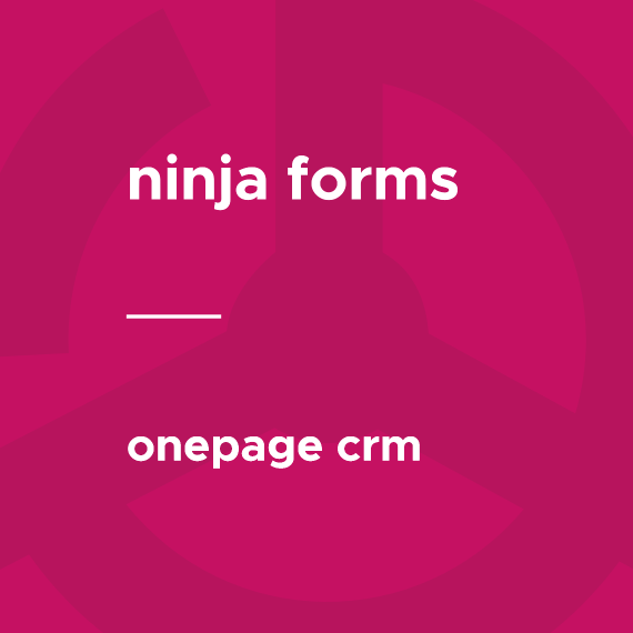 Ninja Forms - OnepageCRM