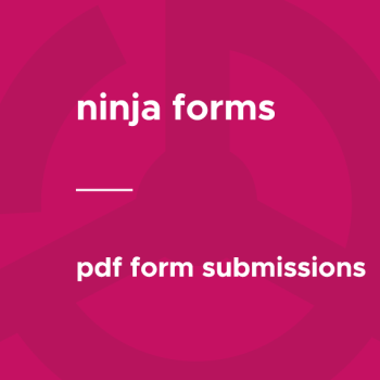 Ninja Forms - PDF Form Submissions