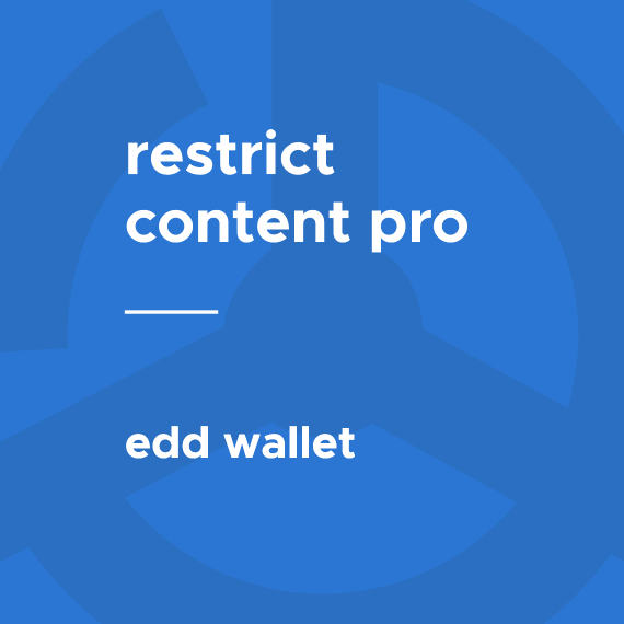 Restrict Content Pro - Easy Digital Downloads Wallet
