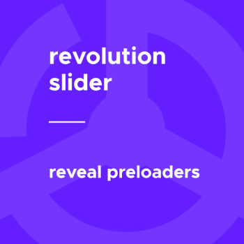 Slider Revolution Reveal Preloaders