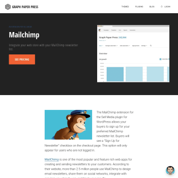 Graph Paper Press Sell Media Mailchimp Add-On