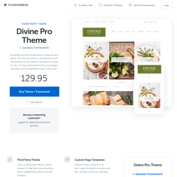 StudioPress Divine Pro WordPress Theme
