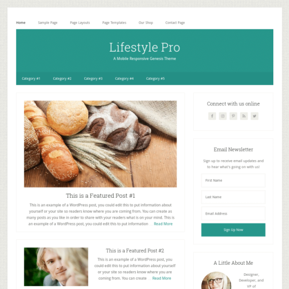 StudioPress Lifestyle Pro WordPress Theme