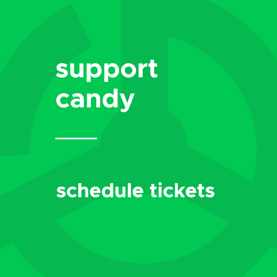 SupportCandy - Schedule Tickets