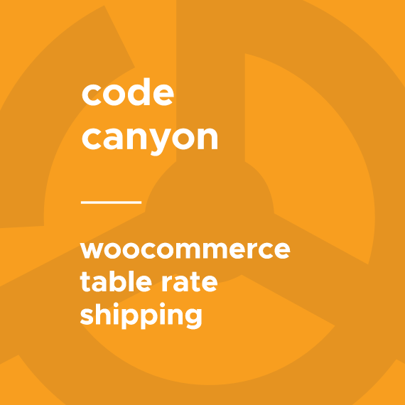 WooCommerce - Table Rate Shipping