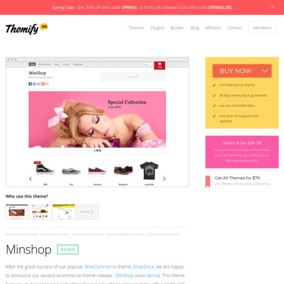 Themify Minshop WooCommerce Theme