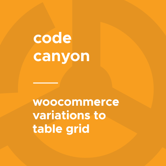 WooCommerce - Variations to Table Grid