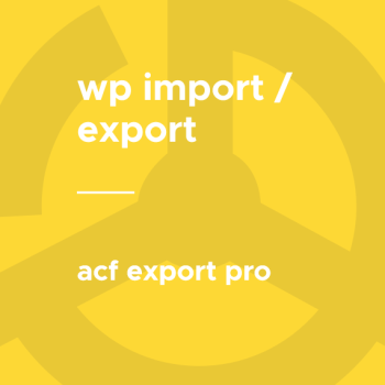 WP All Export - ACF Export Pro