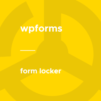 WPForms - Form Locker