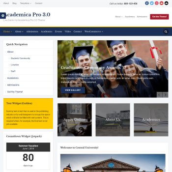 WPZoom Academica Pro 3 WordPress Theme