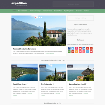 WPZoom Expedition WordPress Theme
