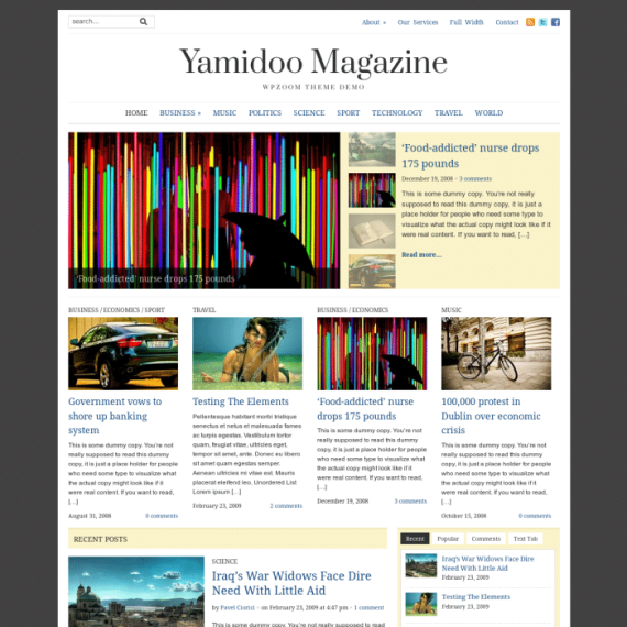 WPZoom Yamidoo WordPress Theme